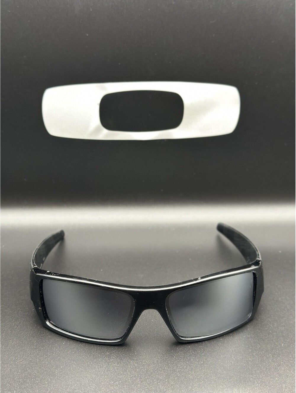 Oakley Gascan Polished Black/Plaid w/Black Iridium Lenses